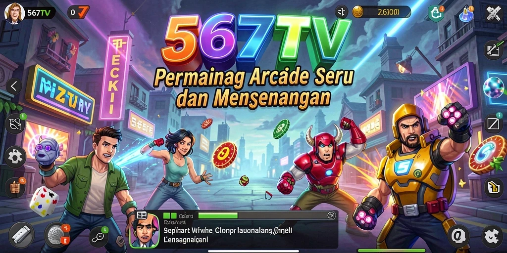 Screenshot gameplay 567TV menampilkan aksi seru dan tantangan arcade.