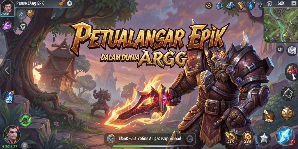 Tampilan menakjubkan dari gameplay ARPG 66K yang memikat.