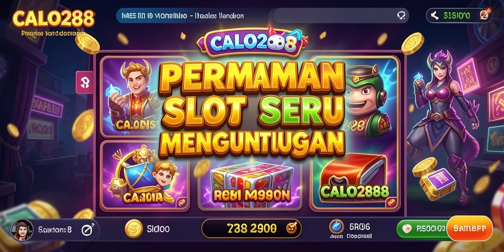 Tampilan gameplay Slot yang menarik dan seru di CALO288.