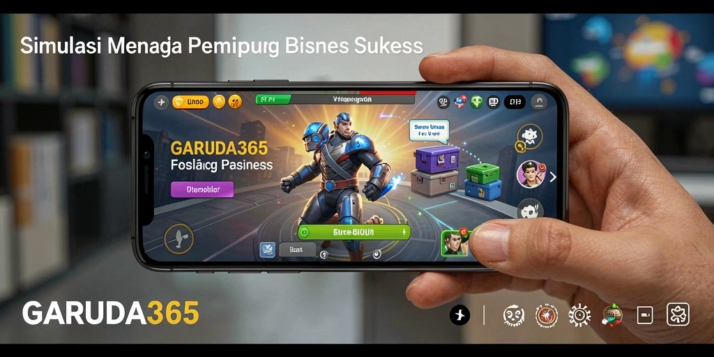 Tampilan interaksi dinamis dalam gameplay GARUDA365.
