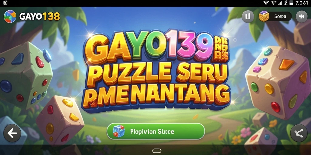 Screenshot GAYO138 menampilkan gameplay Puzzle yang penuh tantangan.