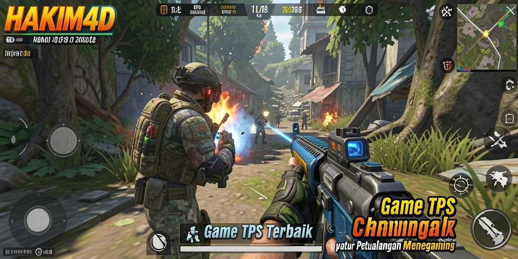 Tampilan gameplay menegangkan HAKIM4D dengan grafis yang mengesankan.