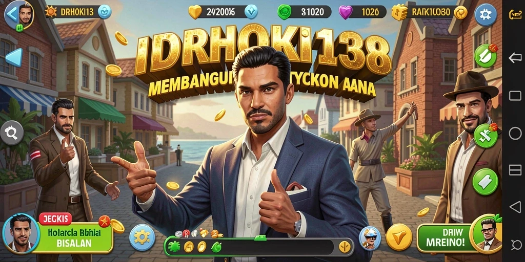 Screenshot utama IDRHOKI138 menunjukkan gameplay Tycoon yang menarik.