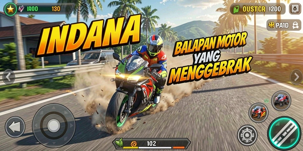 Tampilan gameplay INDAAA yang menegangkan dan mendebarkan.