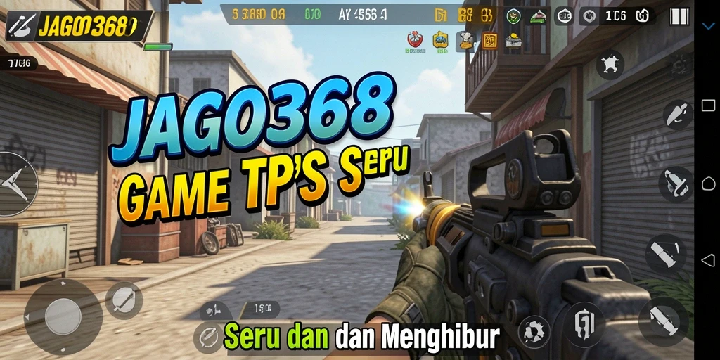 Tampilan gameplay menarik dalam JAGO368, menampilkan aksi TPS yang mendebarkan.