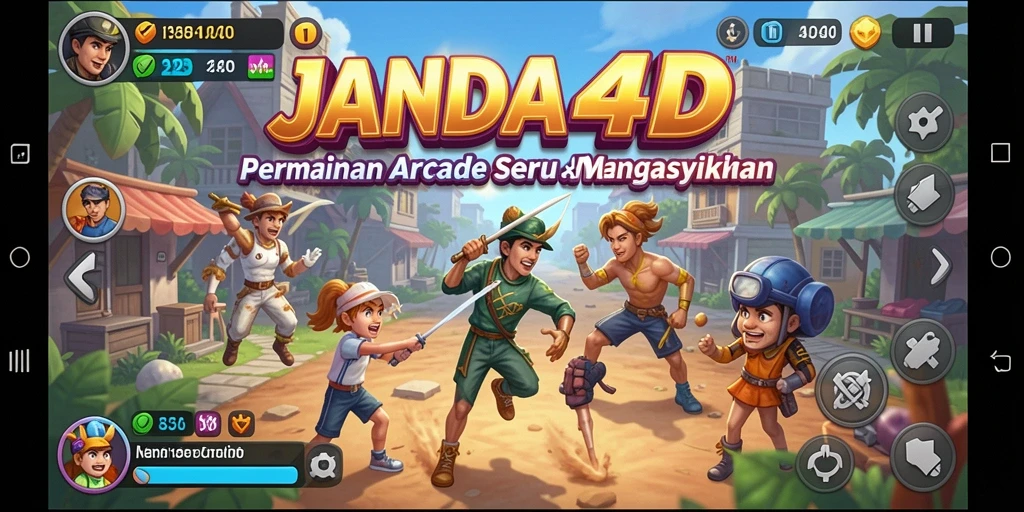 Tampilan menarik dari gameplay JANDA4D yang penuh aksi.
