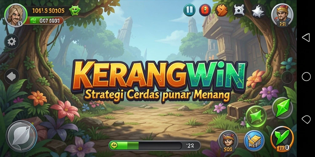 Tampilan gameplay KERANGWIN yang seru dan taktis.