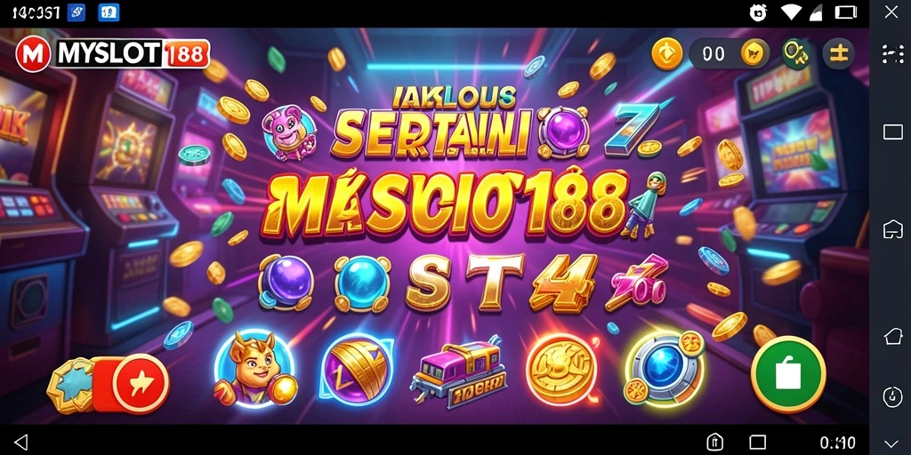 Tampilan gameplay MYSLOT188 dengan slot yang inovatif dan menarik.
