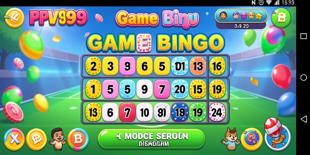 Tampilan gameplay Bingo yang menarik dan seru.