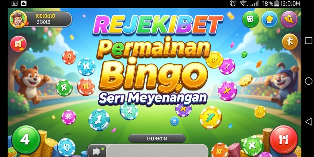 Screenshot gameplay seru dari REJEKIBET yang menampilkan momen Bingo.