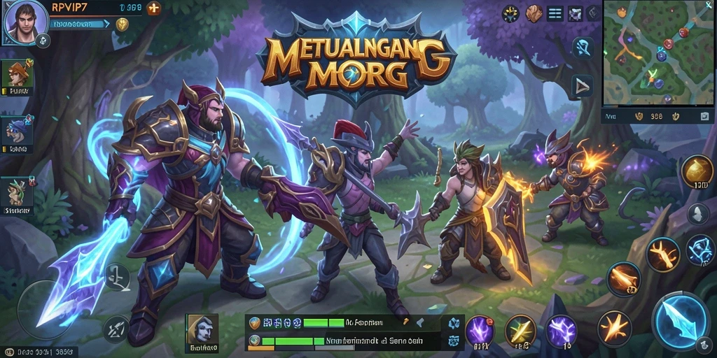Screenshot menampilkan aksi mendebarkan dalam permainan MMORPG RPVIP7.