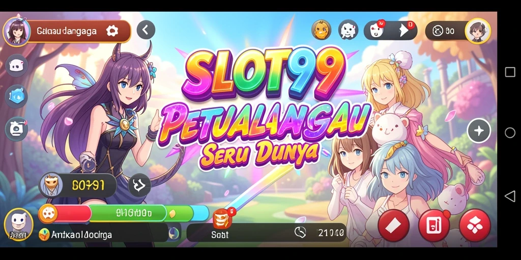 Gameplay SLOT99 yang menampilkan karakter anime yang menarik.