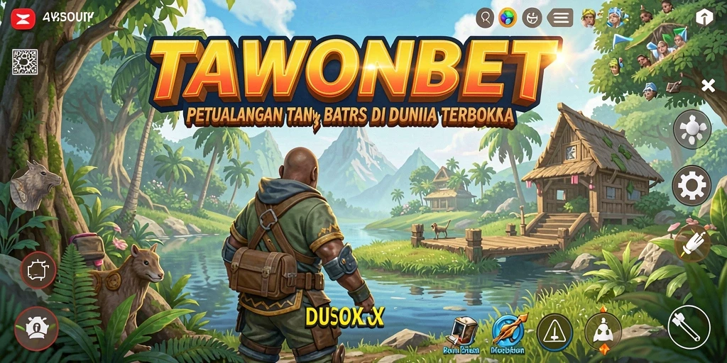 Tampilan gameplay Open World yang menakjubkan di TAWONBET.