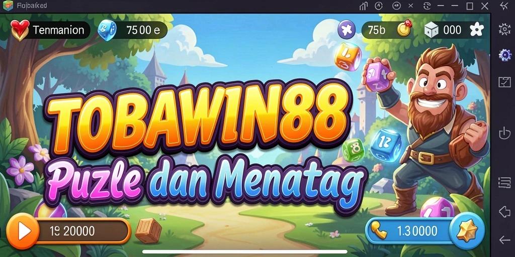 Screenshot gameplay TOBAWIN88 menampilkan aksi menyenangkan dalam menyelesaikan puzzle.
