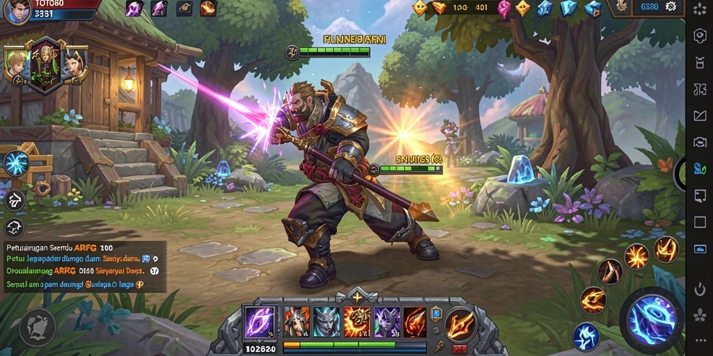 Tampilan aktivitas seru dalam gameplay ARPG TOTO80 yang memikat.