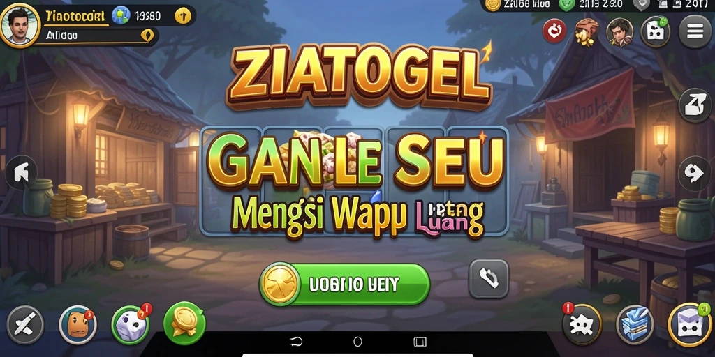Tampilan gameplay ZIATOGEL yang menarik dan interaktif.